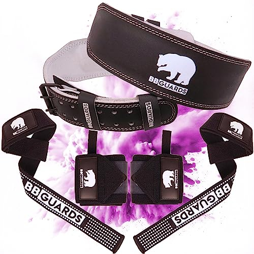 Gewichthebergürtel , Zughilfen für krafttraining und Handgelenk Bandagen für fitness zur Verbesserung Ihrer Leistung. Packung mit zughilfen, Handgelenkstütze und Fitness Gürtel für Männer/Frauen (XL)