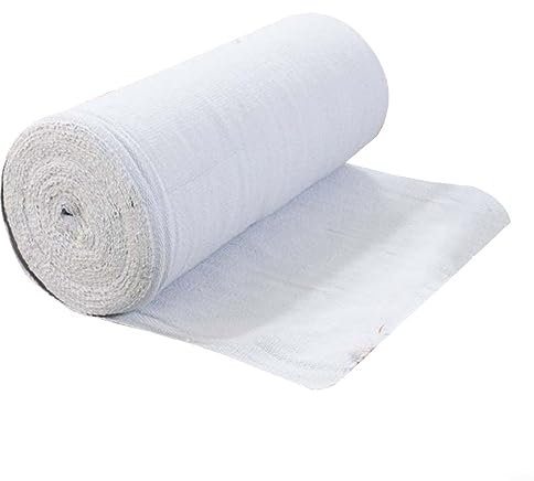 Lioaeust Manta gruesa ignífuga, tela de fibra de cerámica resistente a altas temperaturas de 2 mm para puerta de horno, puerta de incendio, persiana de incendios (100 x 100 cm)