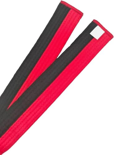 Pandiui23 Professioneller Taekwondo-Karate-Judo-Gürtel, doppelte Umwicklung, Kampfkunst, Streifen, Sportgürtel