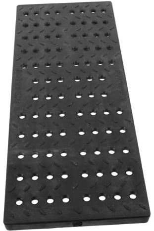 Hoement Outdoor Trench Drain Grate Plastic Sewer Cover Gutter Protection Net Heavy Duty Kitchen and Restaurant Drainage 200x500x20mm Pedestrian Load 1t-5t