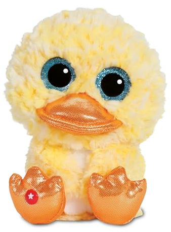 NICI Kuscheltier GLUBSCHIS Ente Honey Dee 15cm - gelb - 62499 | Stofftier aus weichem Plüsch, niedliches Plüschtier zum Kuscheln und Spielen, für Kinder & Erwachsene, tolle Geschenkidee