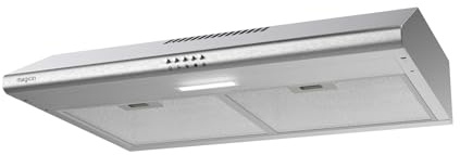 Magicin 30inch Under Cabinet Range Hood Stainless Steel Vent Hood With 3 Speed Exhaust Fan, Ducted And Ductless Convertible, LED Bright Light Bulb and Charcoal Filter