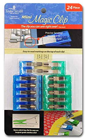 Taylor Seville Originals - Taylor Seville Originals Rostfrei Stahl & Plastik (Mini) Nähen Magic Clip - 24 Stücke