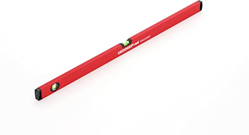 GEDORE red Nivel de burbuja, Longitud 1000 mm, Con fiola vertical y horizontal, Exactitud de la medición +/- 0,5 mm/m, R94100087