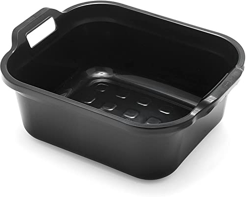 Addis Eco Spülschüssel aus 100% recyceltem Kunststoff, mit Doppelgriff, 10 l, Öko-Schwarz