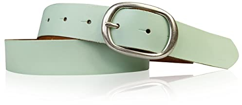 FRONHOFER Damen Ledergürtel ca. 2,7 cm mit ovaler Gürtelschnalle echt Leder, 18953