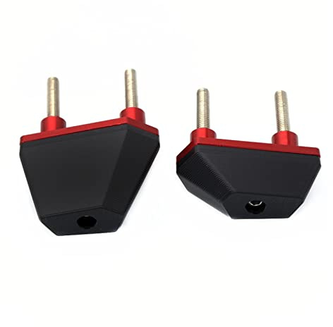 Für Kawasaki Für Z800 Für Z750 Für Z1000 Für Z-800 Für Z-1000 Für Z-750 Motorradzubehör Motorsturzpads Sturzpads Schutz Fallende Verkleidung Aufprallschutz (Farbe : Rot)