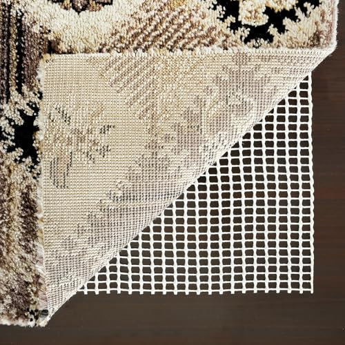 Rug GripperHeavy Duty White PVC Carpet Gripper for Hard Floors Door Mat Indoor Non Slip Rug Underlay for Laminate Floor Washable Rug Gripper for Bathroom Mat & Kitchen Mat (60 x 90CM)