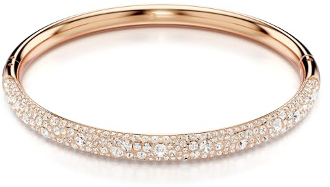Swarovski Sublima Armreif, Rosé Vergoldeter Damenarmreif mit Strahlenden Swarovski Kristallen