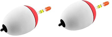POPETPOP 2pcs Light up Fishing Floats Buoy Bobbers for Stream Lake Fishing Float for Carp and Panfish