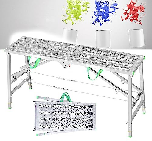 Escalera de andamio de acero, plataforma de trabajo plegable de altura ajustable para mejorar el hogar, parches, yeso, limpieza de ventanas.
