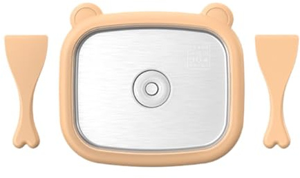 ＡＷＨＡＯ Mini Yogurtera No Eléctrica, Fácil de Usar Y de Fácil Mantenimiento, para Uso Doméstico, Acero Inoxidable 304, 26 X 21 X 3,5 Cm, con Cubierta de Polvo, Individual