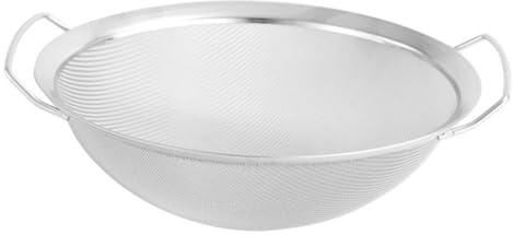 UTHCLO Colador y Escurrir Arroz Asa Portátil Verduras para Malla de Acero Inoxidable Cesta Escurridor Duradera Práctica en Cocina y Restaurante