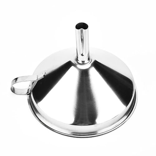 Funnuto en acier inoxydable - filtre à mailles fines, entonnoir d'huile | Outil de cuisine polyvalent avec insert sur l'écran pour la cuisson des sauces, fiable l'alimentation utilisation cul