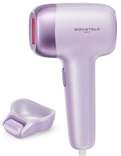 Wavytalk IPL Hair Removal Device for Women - 24J Dual-Pulse Technology & Ice Cooling Care Function, Painless IPL Hair Remover for Face, Body, Bikini, Men
