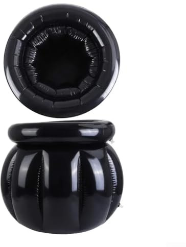 Large Halloween Inflatable Cauldron Beverage Cooler, 16.5 x 13.7 Inch Witch Cauldron Kettle Inflatable Ice Bucket for Outdoor Garden Seasonal Celebrations(Ice bucket)