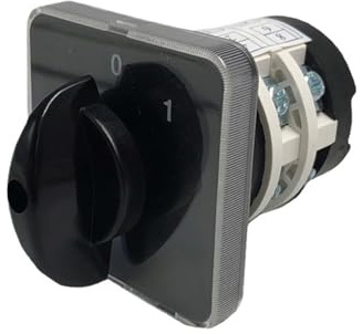 Interruptor de leva de dos posiciones, 20 A, YMZ12-20/2, con enclavamiento, 690 V, 2 polos, control de potencia, interruptor de conmutación rotatorio