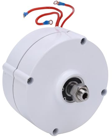 SIXRUN Permanent Magnet Generator NdFeB 3 Phase AC Permanent Magnet Alternator 200W 600r M Direct Drive Low Start Resistance for Wind Power Water Power Users (With rectifier 12V)