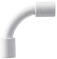 Gewiss Lotto Stock Confezione di 30 Pezzi Curve a raggio stretto per Guaina Spiralata per impianti elettrici Tubo Tubi RK (DX43125 - Diametro 25 mm)