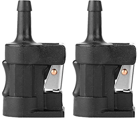Hlyjoon Conector rápido de línea de combustible hembra de 6 mm para motor marino OMC Motor de barco Adaptador de manguera de combustible Ajuste para Yamaha fueraborda
