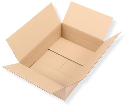 20 St. Post Päckchen Versandkarton 350 x 250 x 100 Größe S Faltschachtel Transportkiste Faltkarton Packsetkarton