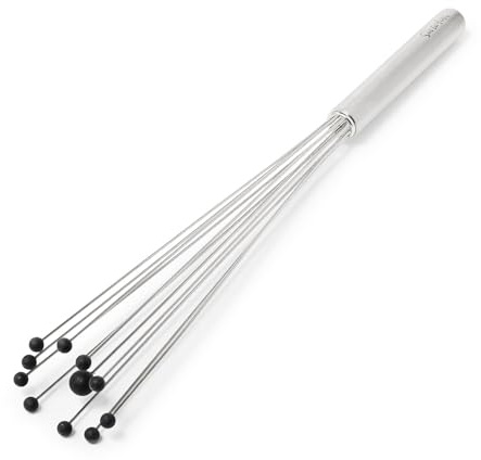 Sur La Table Silicone Ball Whisk, Full-Size Silicone Ball-Tip Design for Nonstick- Beating, Stirring and Sauce Work, 12 in