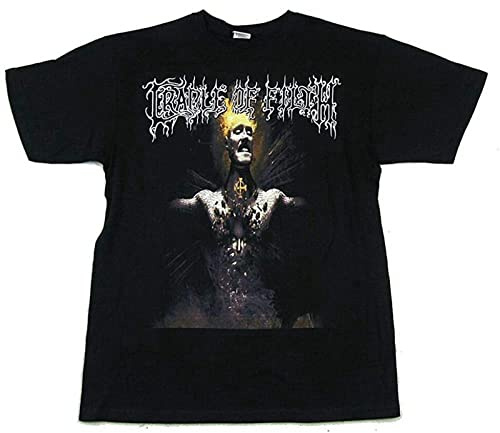 jje Cradle of Filth Demon T Shirt Shat Out of Hell L Black