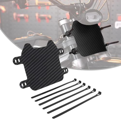 JFG RACING Kennzeichenhalter für Sur Ron,für Sur-Ron Sur Ron Light Bee S/X | Motorrad Nummernschild Kennzeichenrahmen Kohlefaser Vorn Nummernschild
