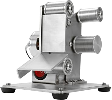 ALMVIS 110-240V Multifunctional Mini Electric Belt Sander Electric Grinder DIY Polishing Grinding Machine Cutter Edges Sharpener knife sharpening kit(Type4 EU)