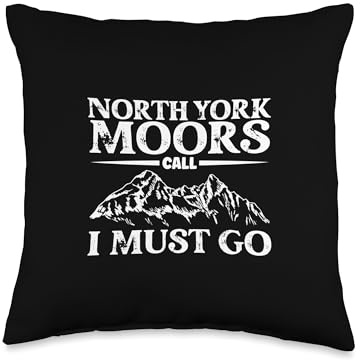 Mountain calling - North York Moors Throw Pillow