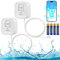 Wassermelder, Wassermelder WLAN 100 dB Lauter Wassersensor, Wassermelder mit Smart Life App Fernbedienung, Wasseralarm für Küche, Keller und Bad 2 Pack mit Batterien