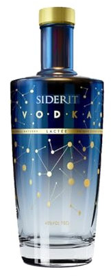 SIDERIT Vodka Lactée premium 40% Vol, 700ml, elaborado con azúcares de leche, 5 destilaciones y cuádruple filtración. Suave, sedoso y único. 2 meses de maduración. Medallas y premios internacionales