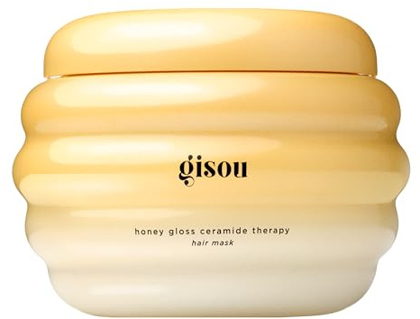 Gisou Honey Gloss Ceramide Therapy Hair Mask – Deep Repair & Hydration with Mirsalehi Honey, Ceramides & Hyaluronic Acid, 7.8 fl oz
