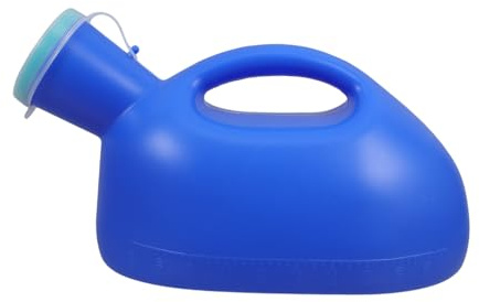 Gatuida Orinatoio Portatile per Uomo con Tappo Anti-goccia Capacità per Uso Ospedaliero Anziani Viaggi Guida e Campeggio
