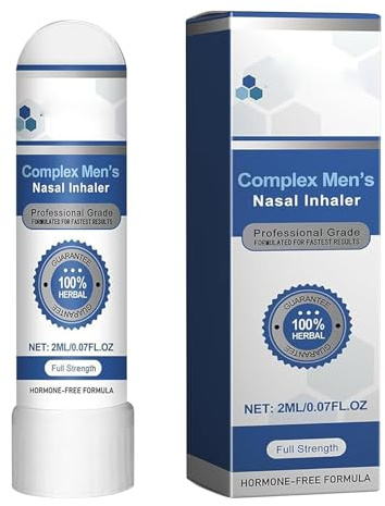 Inalatore nasale portatile, 2 ml, penna naturale per inalazione nasale, per la cura personale, inalatore nasale portatile, per la congestione nasale, per guida, viaggi, lavoro e allenamento