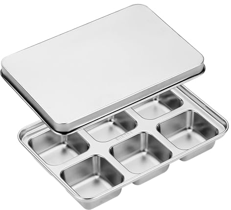 Bac à glaçons en métal - Moules À Glaçons Pour Cocktails,Moule À Blocs De Glace Réutilisable En Acier Inoxydable Pour La Maison, La Cuisine, Le Camping-Car, Le Restaurant, La Nourriture