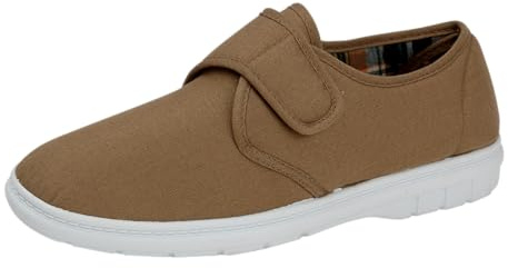 Charles Southwell Mens Extra Wide Fit Touch Close Canvas Shoes