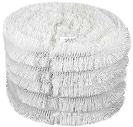 Selections Gutter Brush Guard Leaf, Moss & Debris Protection in White 4m Roll - Pack of 5