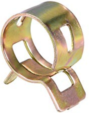 sourcing map 14mm 9/16inch Spring Band Type Action Fuel/Silicone Vacuum Hose Pipe Clamp Low Pressure Air Clip Clamp 50pcs