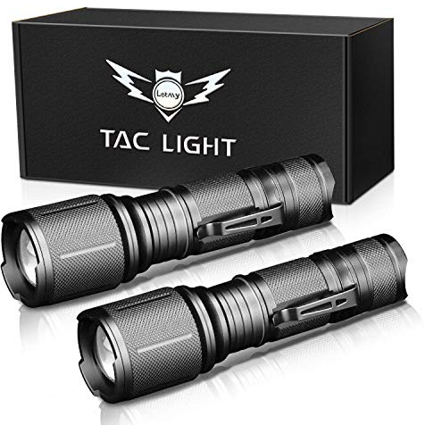 PUAIDA LED Taschenlampe, 3000 Lumen Extrem Hell Tragbare Taschenlampe, 5 Modi Zoombare Handlampe Wasserdicht für Outdoor Camping Wandern