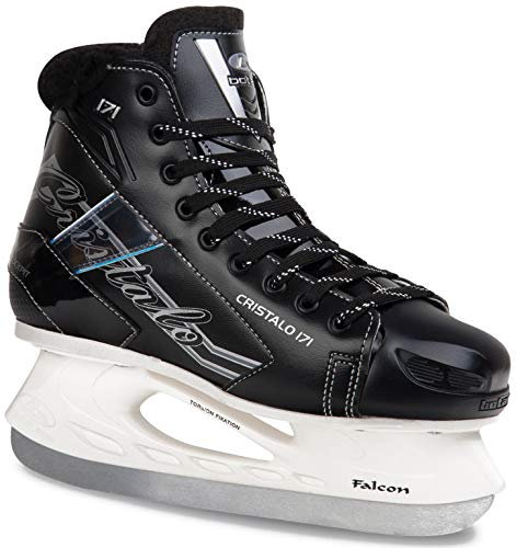 Botas - CRISTALO 171 - Women's Ice Skates | Made in Europe (Czech Republic) | Color: Black, Women's 9.5