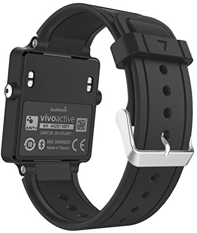 MoKo Garmin Vivoactive Watch Cinturino, Braccialetto di Ricambio in Silicone per Garmin Vivoactive/Vivoactive Acetate Sports GPS Smart Watch