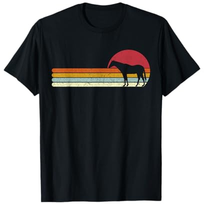Sunset | Horse Riding Funny Horses T-Shirt