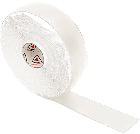 Core Prodigy Fusion Griptape, Silikon-Gummi-Umwicklung für Klimmzugstangen, Langhanteln, Hanteln, Sport- und Fitnessgeräte, Gewichte und Werkzeuggriffe (11 m, Weiß)