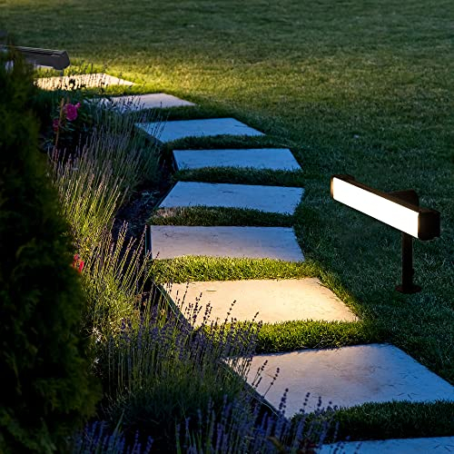 VBLED Gartus® LED Außenleuchte Wegeleuchte Gartenstrahler, schwenkbar mit Erdspieß 12VAC/DC 5.5W 3000K