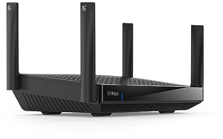 Linksys Routeur WiFi 6E Mesh Triple Bande Hydra Pro 6E (pour Jeux, 8 Flux, Bande 6 GHz, débit Jusqu’à 66 Gbit/s, Couverture de 250 m2, Plus de 55 appareils, Fonctionne avec Velop Mesh)