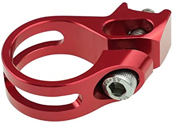 Be In Your Mind Morsetto di ricambio per leva del cambio per bicicletta, compatibile con Sram X7 X9 X0 XX X01 XX1, leva del cambio in lega di alluminio, 45 x 32 x 12 mm, rosso