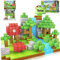 Toylogy 100PCS Magnetische Bausteine-Bauen Mine Magnete Welt Set für Jungen und Mädchen im Alter von 3 4 5 6 7 8, Magnetspiel Outdoor Spielzeug für Kinder Geschenke ab 3+ Jahre Mädchen Jungs