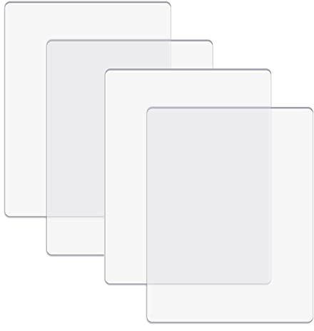 OTCRAFT 4 Stück/2 Paar Standard-Schneidunterlagen für Stanzmaschine; Klare Polycarbonat-Kunststoff-Schneidplatten, Schneidunterlagen Stanzplatten 22,2 x 15,5 x 0,3 cm (8 3/4 x 6 1/8 x 1/8)
