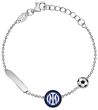 Inter F.C. International BIMBO STÅL Armband, Piccola, Rostfritt stål, Ingen ädelsten